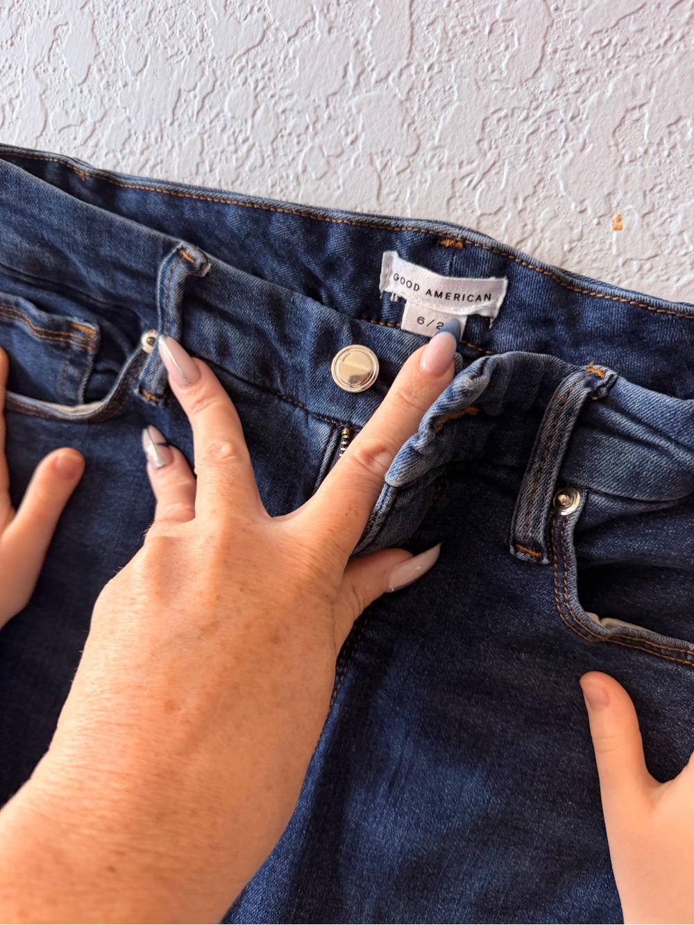 Good American Indigo High-Rise Women's Jeans